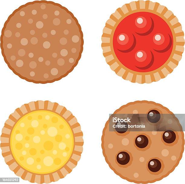 Cookie И Пирожными — стоковая векторная графика и другие изображения на тему Печенье - Печенье, Без людей, Векторная графика