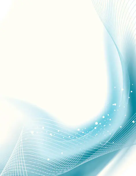 Vector illustration of Blue Wave