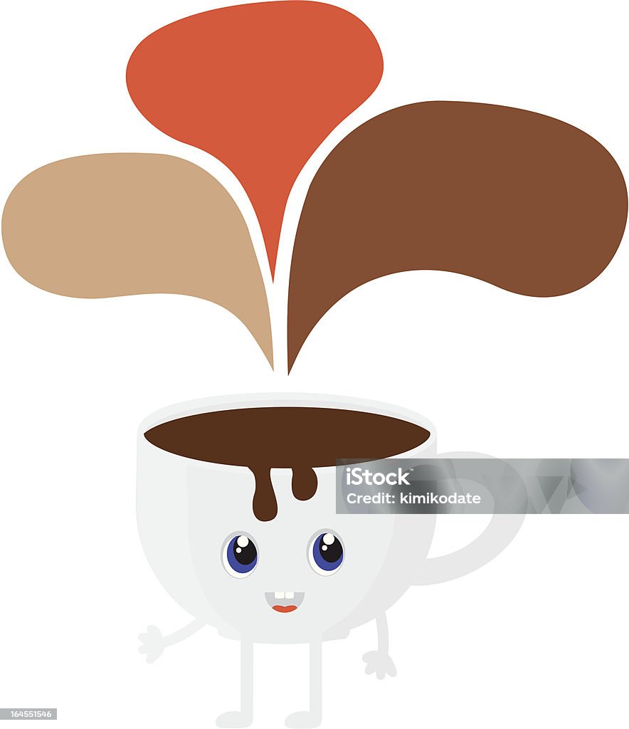 Tass'à café - clipart vectoriel de Chocolat libre de droits