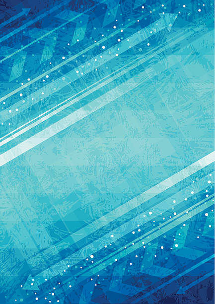Abstract blue background vector art illustration