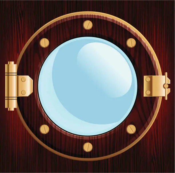 Vector illustration of porthole