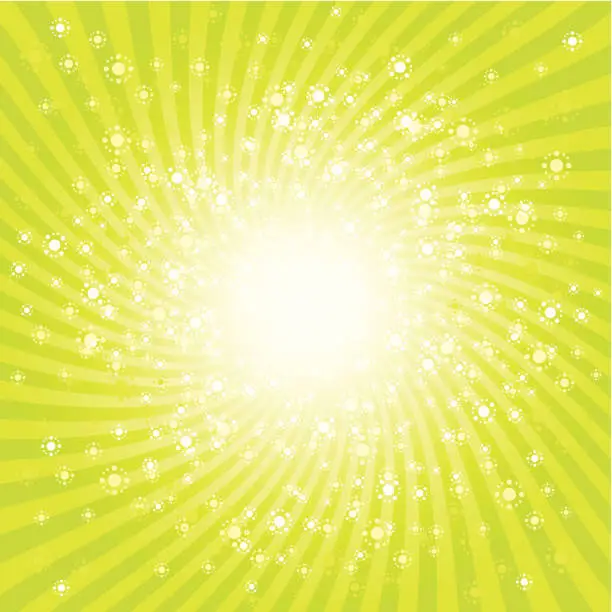 Vector illustration of Starburst radial background