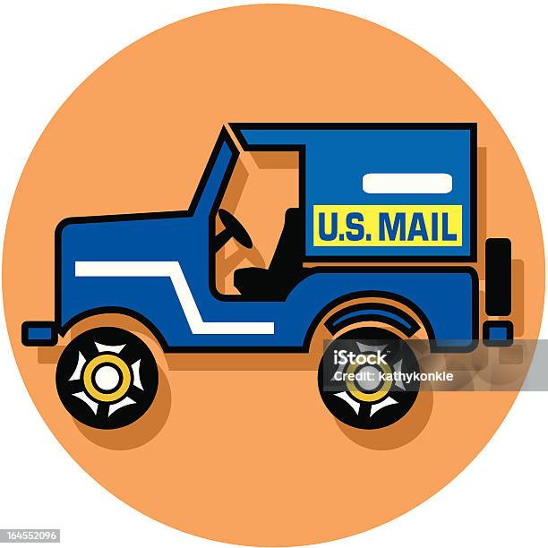 Mailtrucksymbol Stock Vektor Art und mehr Bilder von Briefkasten - Briefkasten, ClipArt, Farbbild