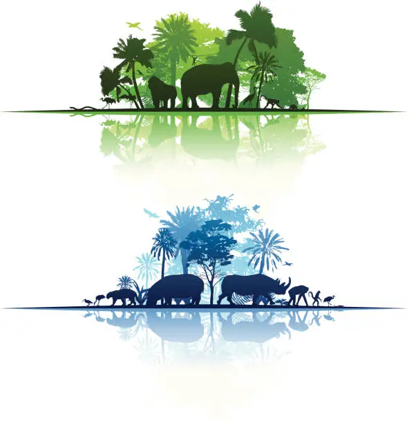 Vector illustration of Nature Elements