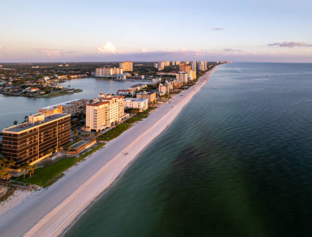 istock Aerial drone Naples Vanderbilt Beach Florida 1645531539