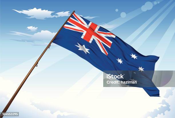 Drapeau De Laustralie Vecteurs libres de droits et plus d'images vectorielles de Affaires - Affaires, Australie, Bleu