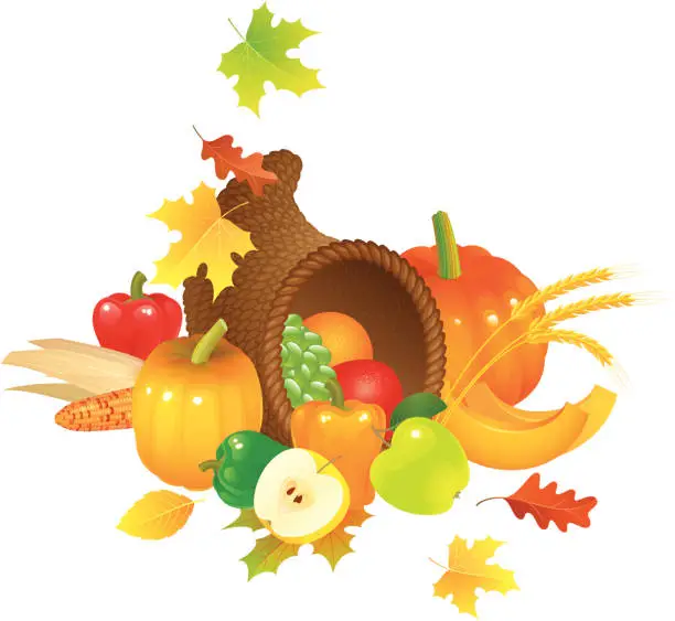 Vector illustration of Cornucopia