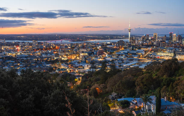istock Auckland City at night. 1645542151
