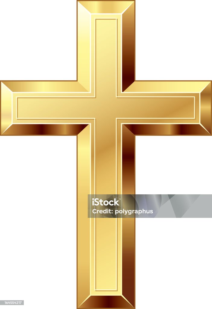 Cross - arte vettoriale royalty-free di Croce religiosa