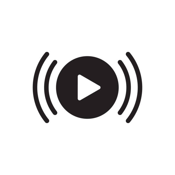 stockillustraties, clipart, cartoons en iconen met live streaming icon vector design illustration - live streaming