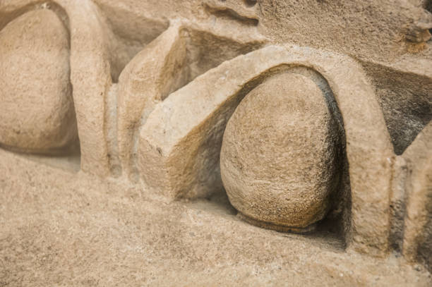 Stone image on a white background