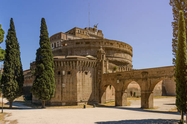 Castel Sant'Angelo, former Mausoleum of Hadrian, in Rome