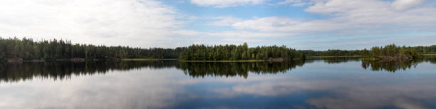 istock panorama of a forest lake 1645603855