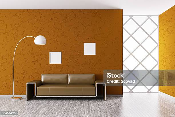 Modernes Interieur Mit Sofa 3d Render Stockfoto und mehr Bilder von Architektur - Architektur, Bildhintergrund, Boden