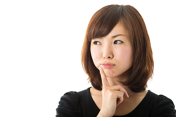 istock Japanese Woman in Doubt 164562720