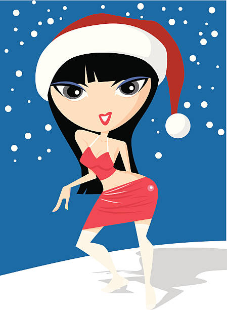 Another Crazy Christmas vector art illustration