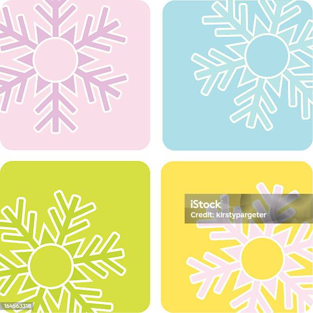 Ilustración de Snowflakes y más Vectores Libres de Derechos de Abstracto - Abstracto, Alimentos deshidratados, Celebración - Ocasión especial