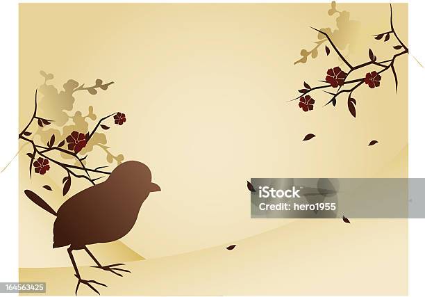 Uccello Con Motivo - Immagini vettoriali stock e altre immagini di Animale - Animale, Fiore, Illustrazione