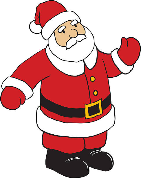 Santa Claus vector art illustration