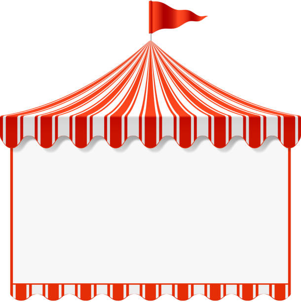 цирк - circus tent stock illustrations