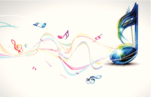 Basic Musical Background Abstract Musical Background Stock Illustration - Download Image Now ...