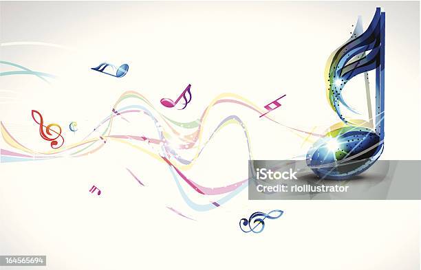 Abstract Musical Background Stock Illustration - Download Image Now ...