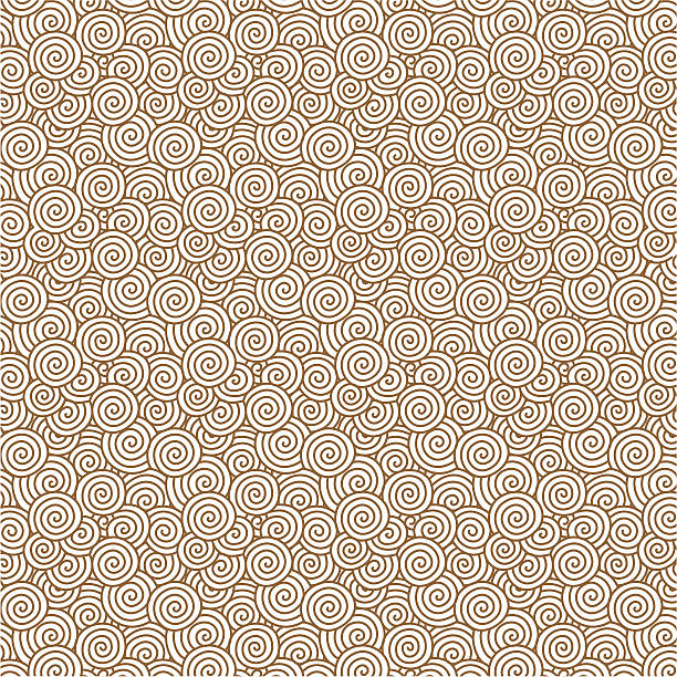 рисунок фон вектор swirl - seamless pattern backgrounds brown stock illustrations