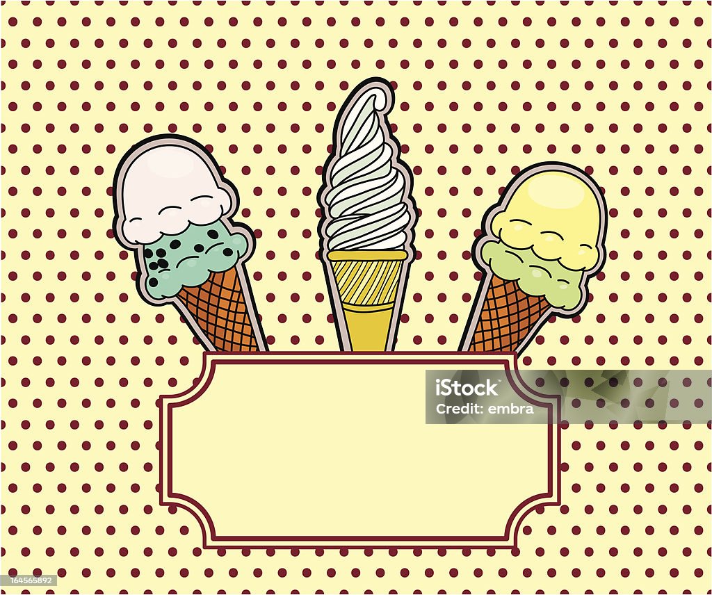 アイスクリーム色の背景 - アイスクリームのロイヤリティフリーベクトルアート