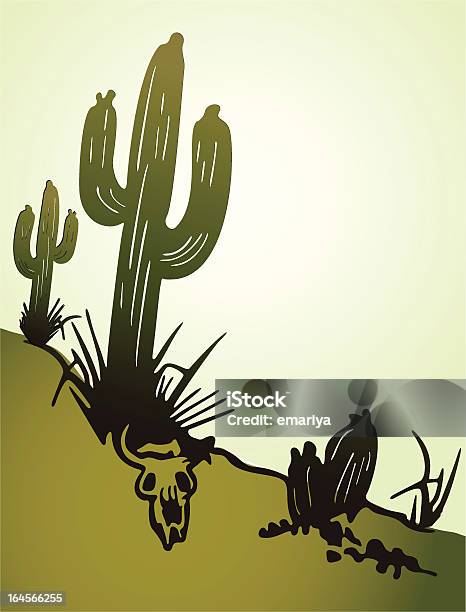 Ilustración de Saguaro Cactus Vector De Fondo y más Vectores Libres de Derechos de Cactus Saguaro - Cactus Saguaro, Tucson, Aire libre