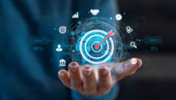 istock Human hand hold digital technology link internet connection, earth, global, world, financial and banking, online communication, target, digital ,metaverse, business, big data analytics, intelligence 1645674397