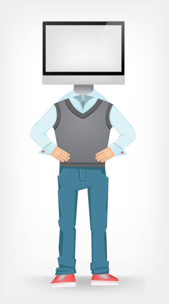 700+ Desktop Computer Mascot Stock Illustrations, Royalty-Free Vector ...