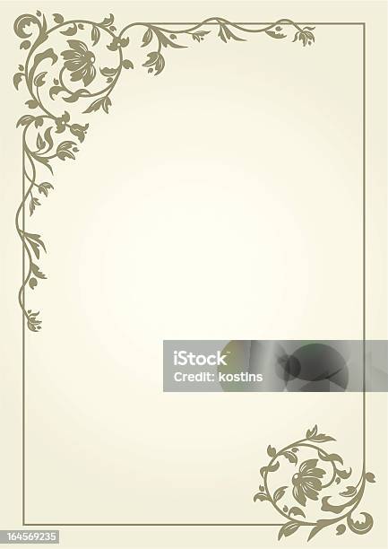 Vintage Frame Stock Illustration - Download Image Now - Abstract, Announcement Message, Art