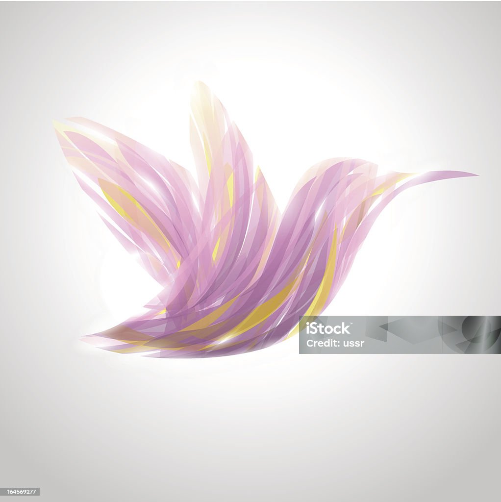 Glänzende Lavendel Gestreifte-Kolibri. - Lizenzfrei Abstrakt Vektorgrafik