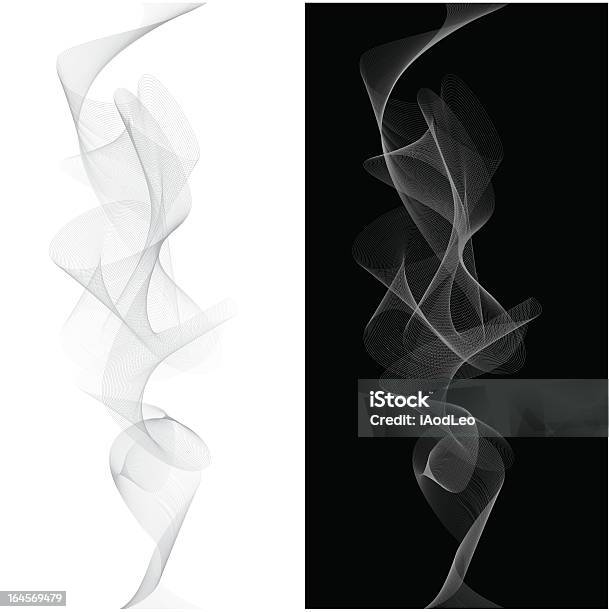Vetores de Abstrata De Fumaça Vetor Design Preto E Branco e mais imagens de Abstrato - Abstrato, Branco, Cinza - Descrição de Cor