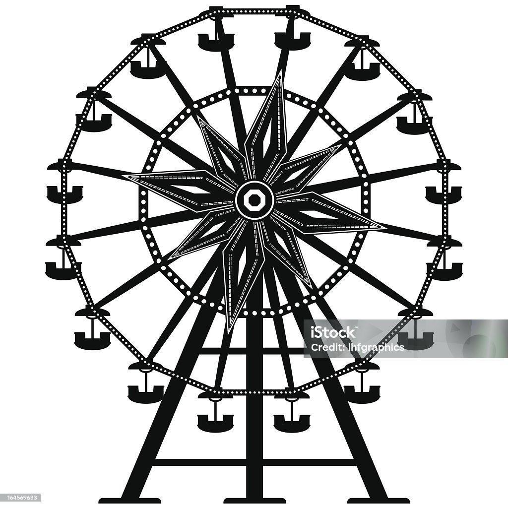 Grande roue illustration - clipart vectoriel de Grande roue libre de droits