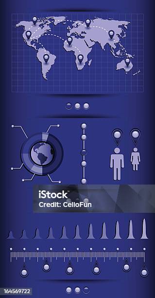 인포그래픽 요소 개념에 대한 스톡 벡터 아트 및 기타 이미지 - 개념, 그래프, 그래픽 사용자 인터페이스
