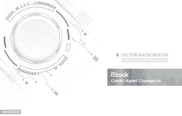 Abstract Technology White White Abstract Technology Backgroundcommunication Concept Stock ...