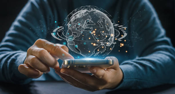 istock Human hand hold digital technology link internet connection, earth, global, world, financial and banking, online communication, digital link tech, metaverse, business, big data analytics, intelligence 1645710861