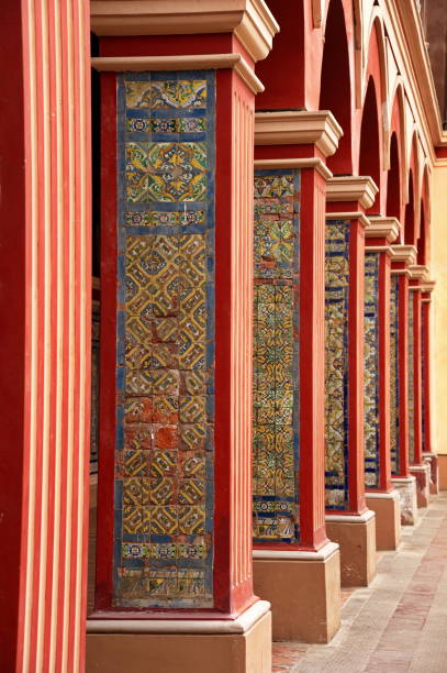 istock Columns of Basilica Santo Domingo in Lima, Peru 1645711944