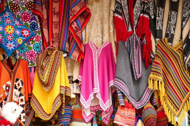 istock Made in Peru clothing with traditional design 1645712556