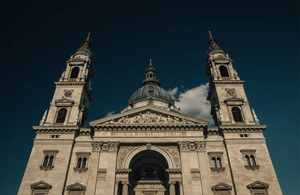 istock Facade of St. Stephen's Basilica in Budapest, Hungary 1645728396