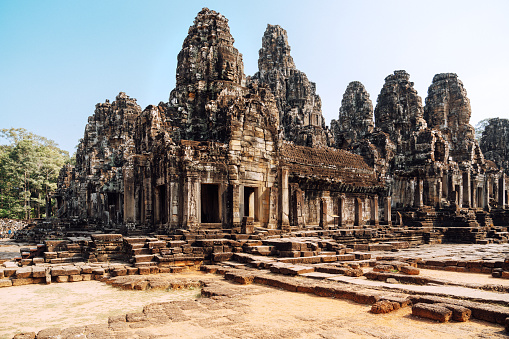 Majestic Bayon Temple, Angkor, Siem Reap, Cambodia