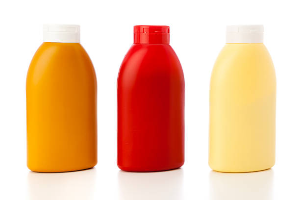 istock Mustard, ketchup and mayonnaise 164581243