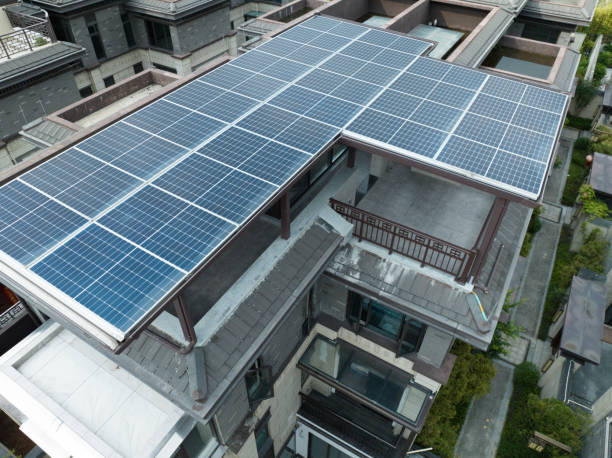 istock Residential house solar power generation 1645815452