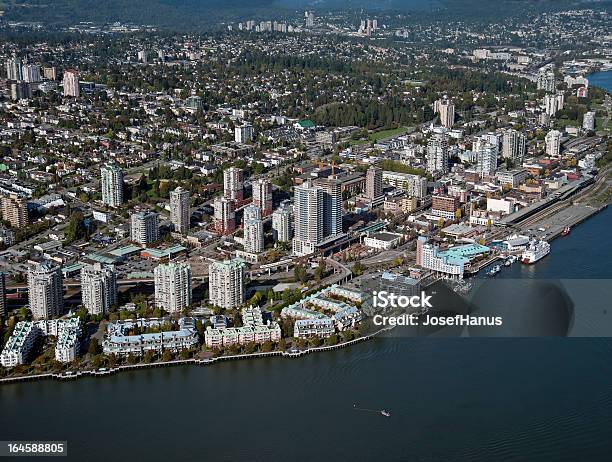 New Westminster And Fraser River Stock Photo - Download Image Now - New Westminster, British Columbia, Architecture