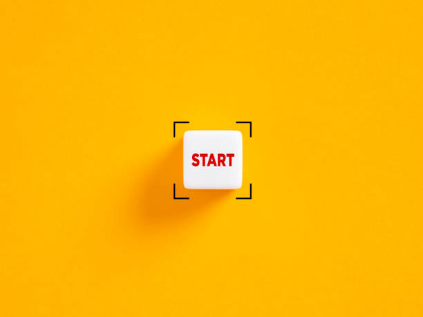 istock Start push button. Starting a new career, project or life concept. Business startup. 1645905284