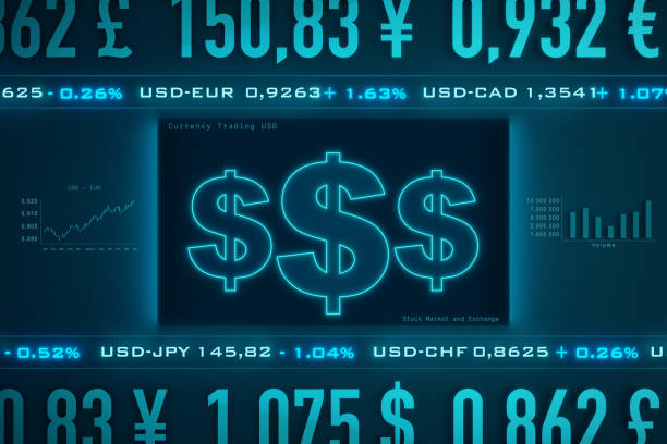 символ доллара сша и курсы валют. - swiss currency dollar sign exchange rate symbol stock illustrations