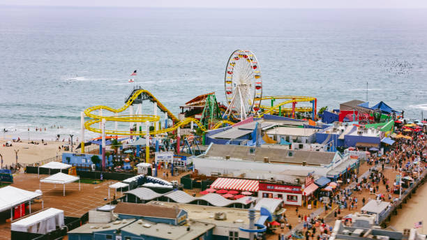 istock People enjoying at Santa Monica pier 1645947680