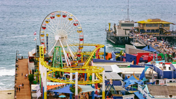 istock People enjoying at Santa Monica pier 1645947697