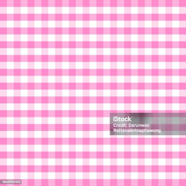 Tested Pattern Pink Checked Pattern Pink Sweet Vector Image Stock Illustration - Download ...
